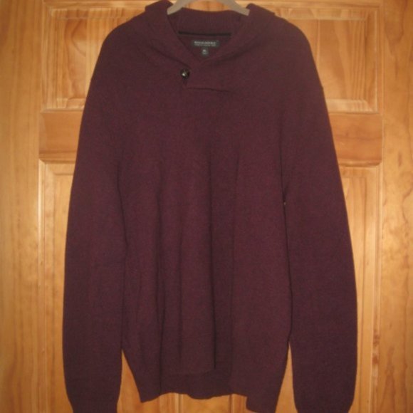 Banana Republic Italian Merino Shawl Collar Sweater - Picture 1 of 2